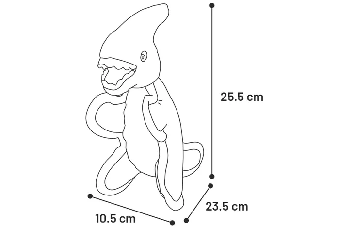 Jouet Dinosaure Vert - Chien