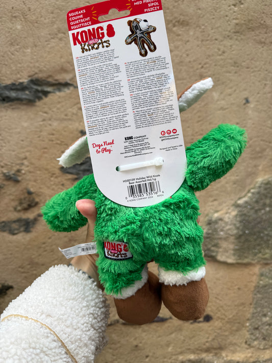 Jouet nounours de Noël Knots Kong