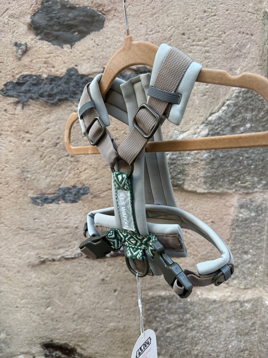 Harnais pour chien - Vert taupe - LES WAFOU