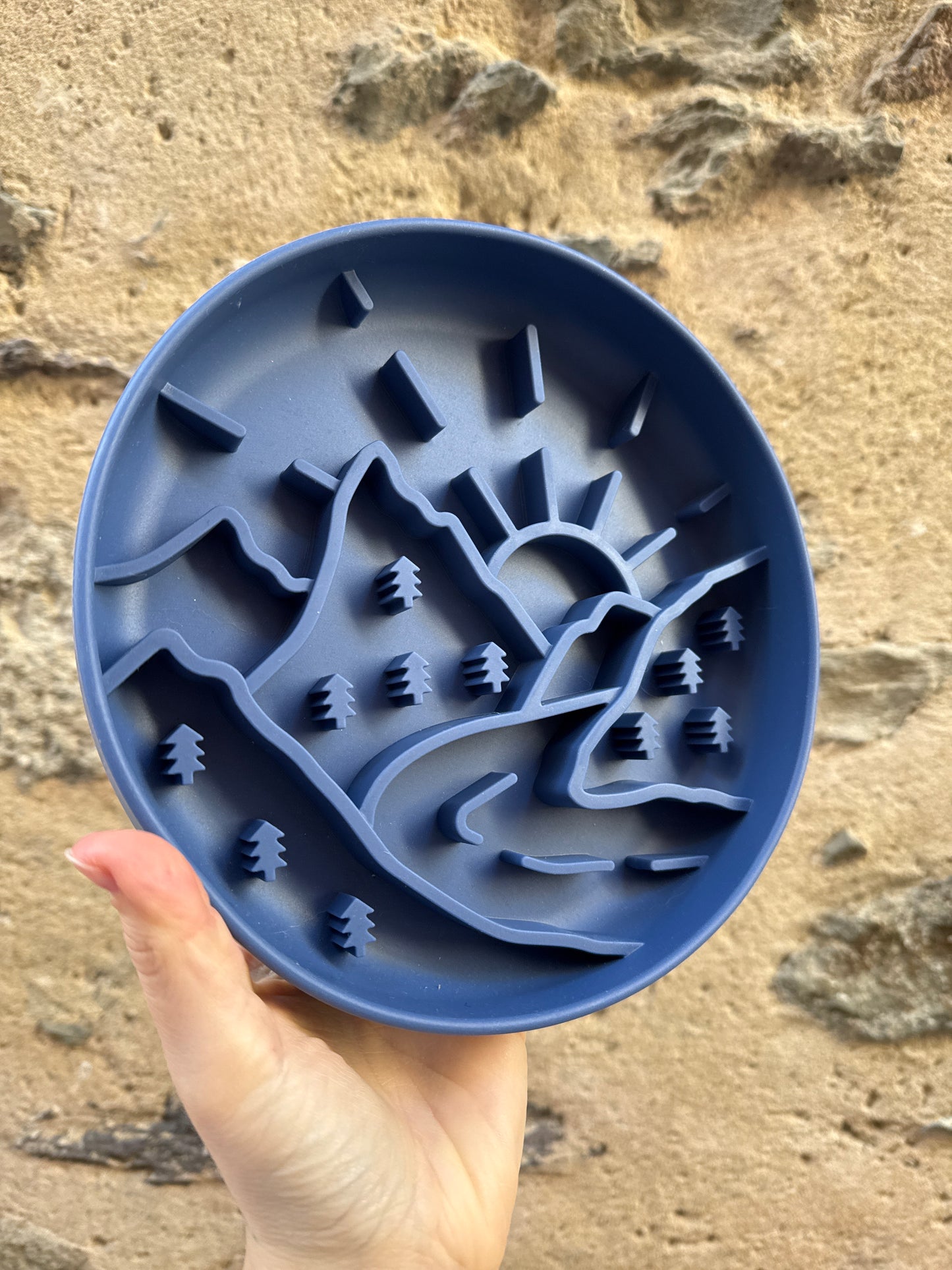 Tapis de léchage montagne