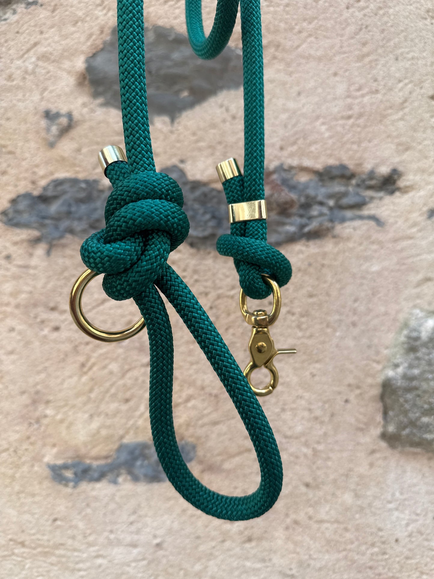 Laisse essentielle - Paracorde - Vert émeraude
