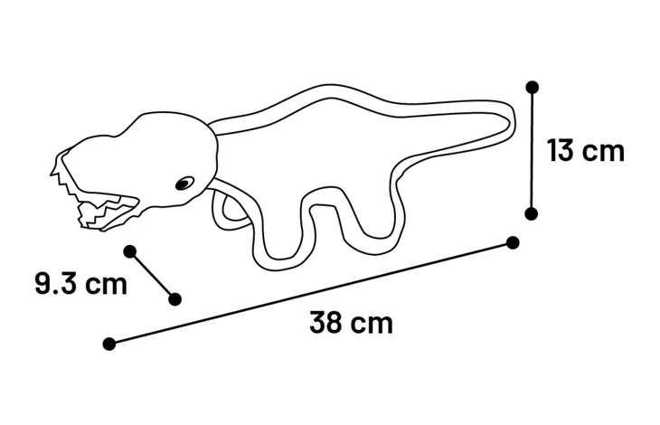 Jouet Dinosaure Marron - Chien