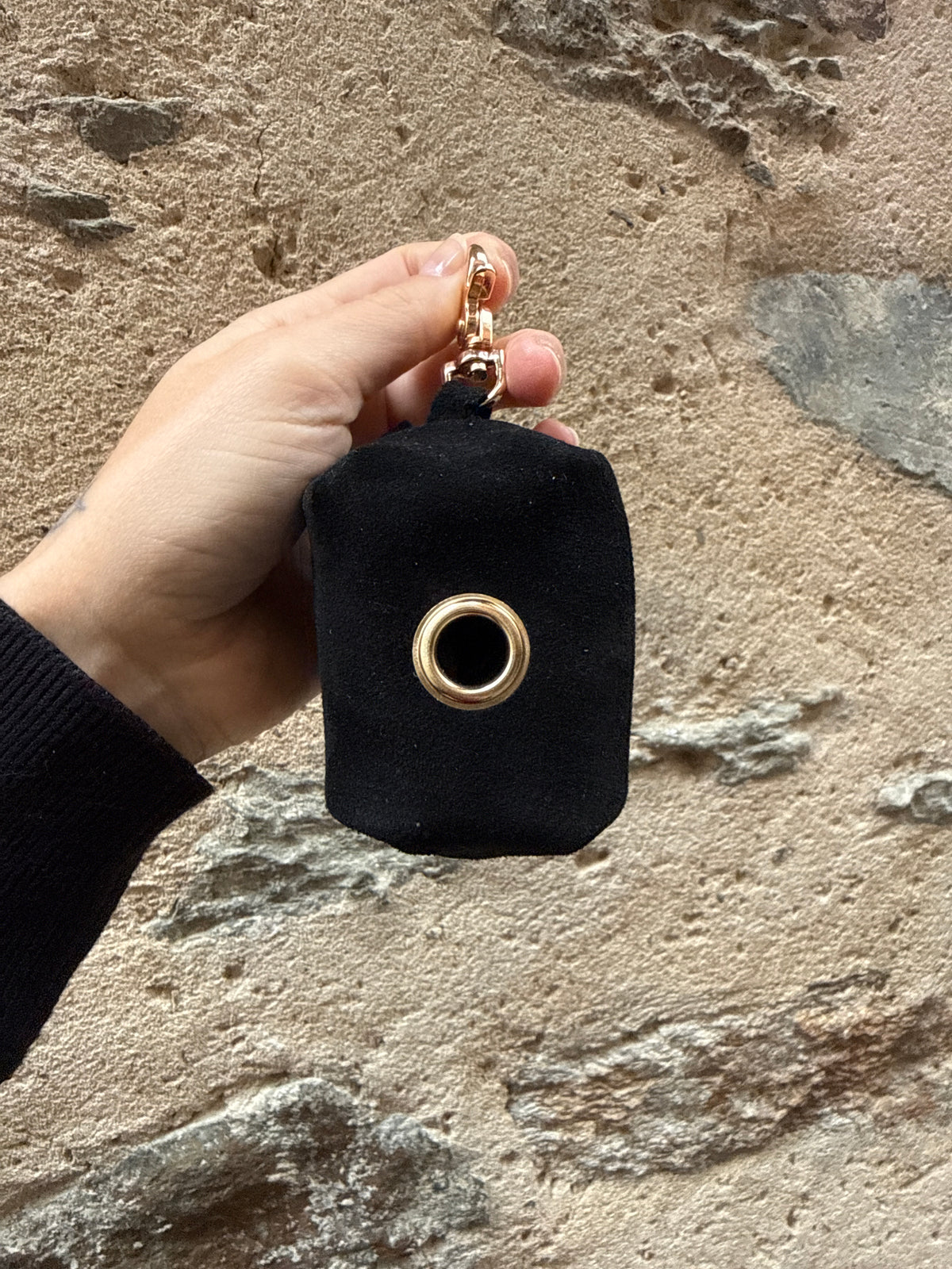 Porte sac à crotte noir