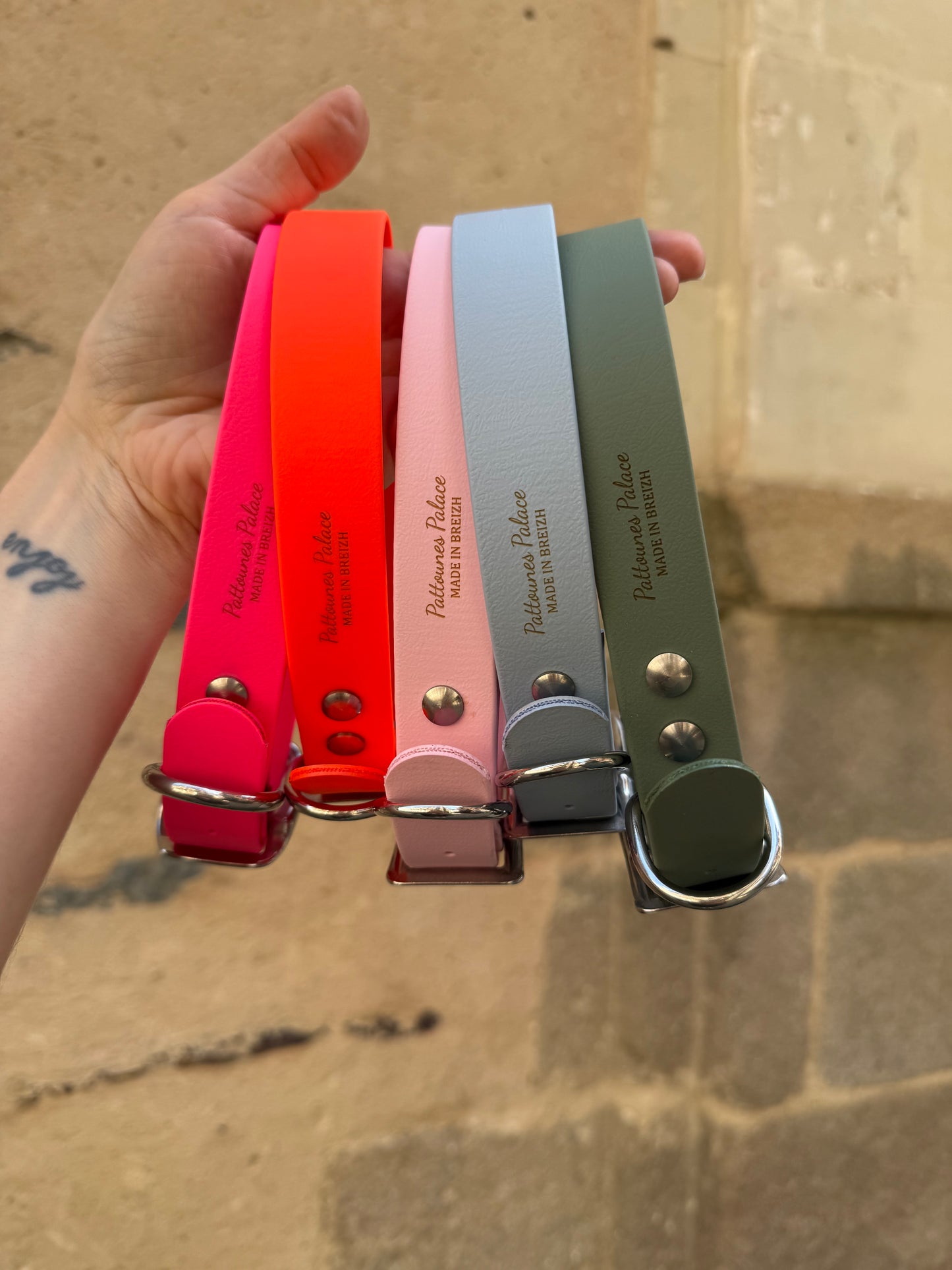Collier essentiel évolutif en Biothane-