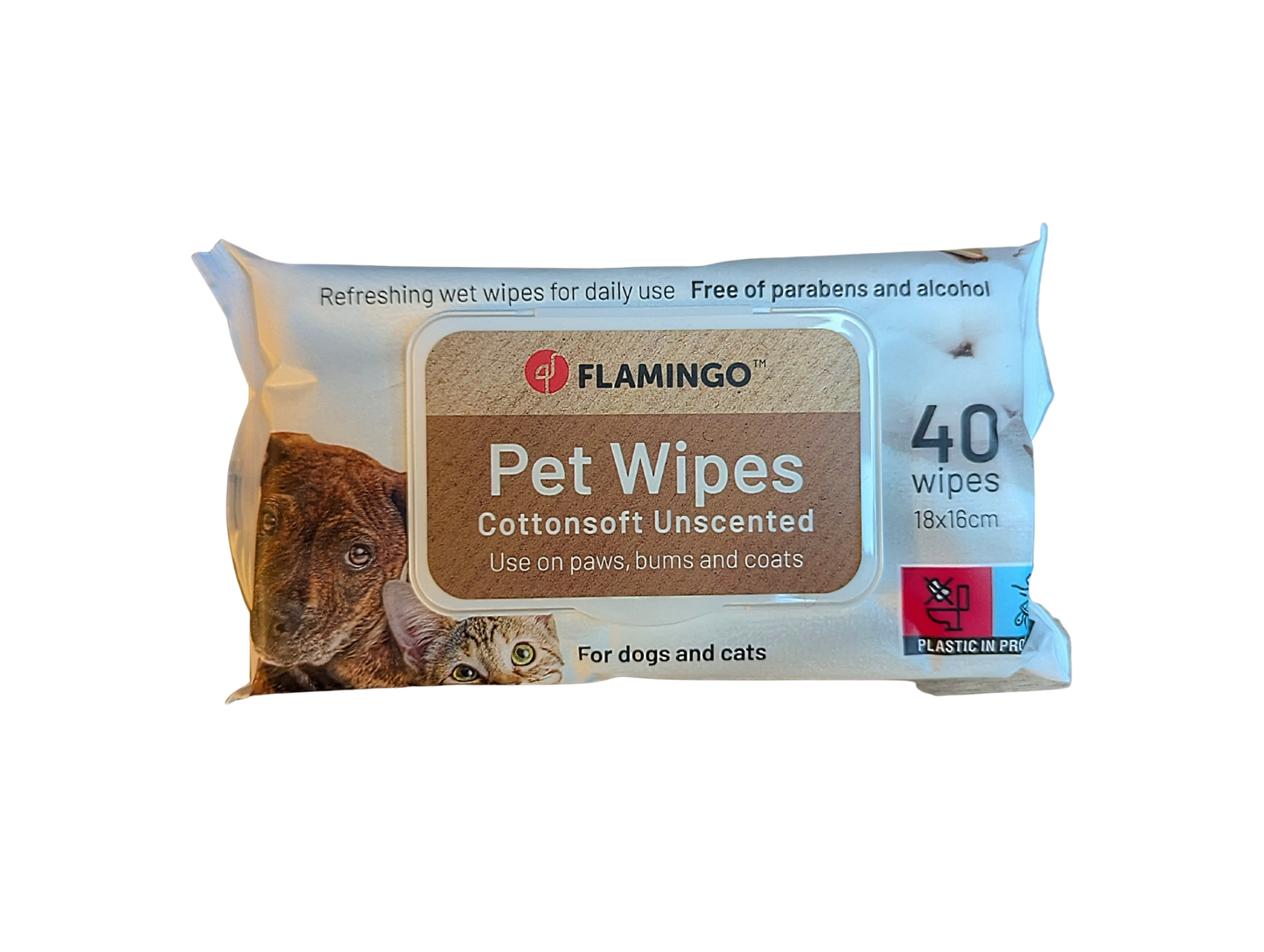 Lingettes nettoyante - Flamingo