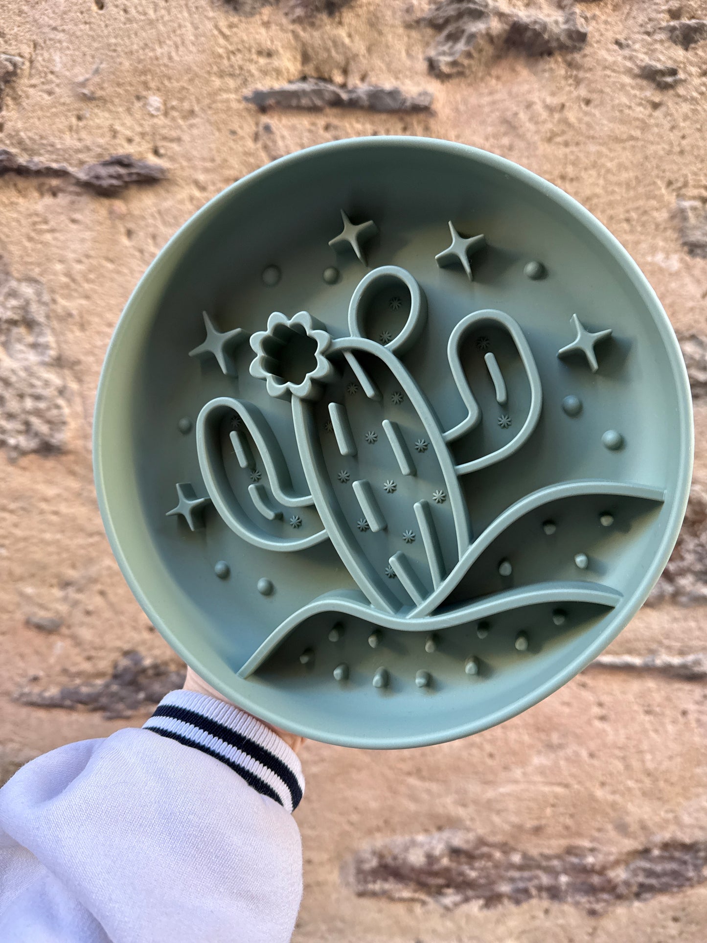 Tapis de léchage cactus