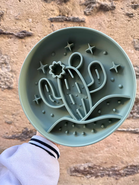 Tapis de léchage cactus