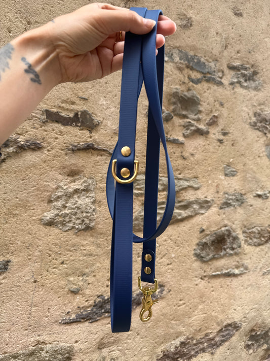 Laisse essentielle -Bleu Navy- Biothane