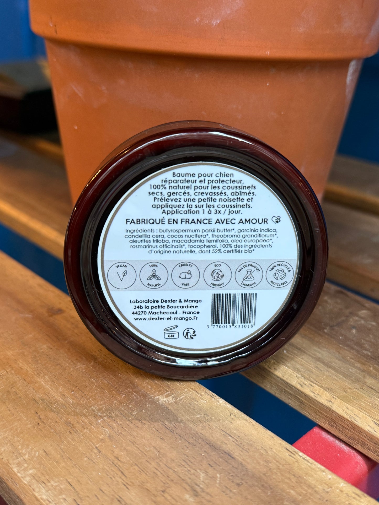 Baume coussinet chien - Doux coussinets, Dexter & Mango