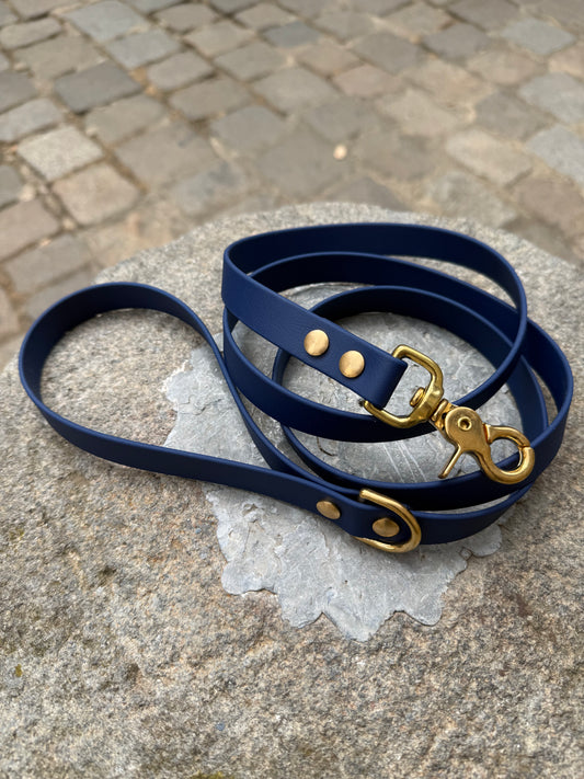 Laisse essentielle -Bleu Navy- Biothane