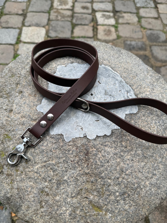 Laisse essentielle -Marron foncé - Biothane