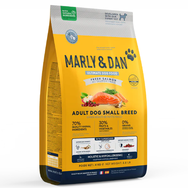 Croquettes Chien Adulte de Petite Taille - Marly & Dan
