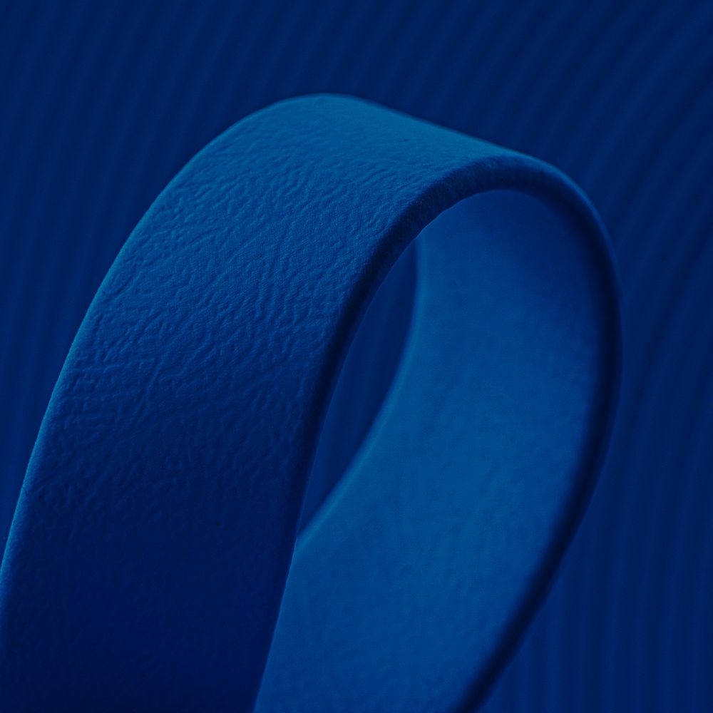 Laisse kit main libre -Biothane- bleu roi et camel